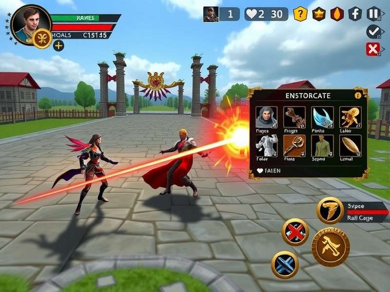 Royals Supreme Glory character customization and equipment screen